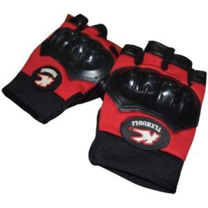 Guantes Medio Dedos Rojos